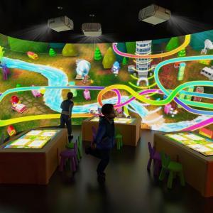 Buy cheap 3D AR Alive Interactive Drawing Touch Table Screen Projection product
