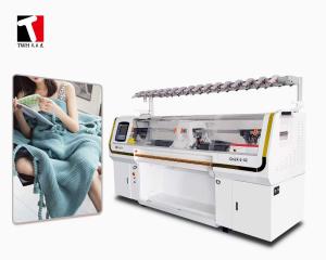 100 Inch 14G Cotton Blanket Knitting Machine with Double System