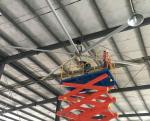 Workshop Pole Mounted HVLS Fan