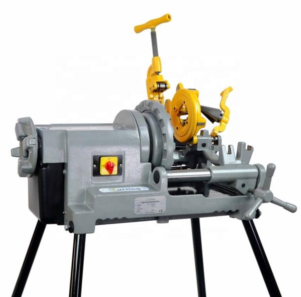 Quality Compact Portable Electric Pipe Threading & Cutting Machine Deburrer Threader 1/2" - 2" for sale