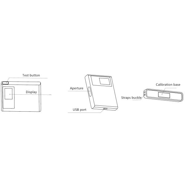 Auto Calibration 60 Degree Gloss Meter Measurement Range 0-1000GU