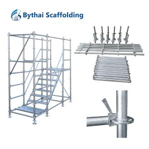 Buy cheap Versatile and Fabricated Ringlock System Scaffolding with Q355 Steel Vertical Pole product