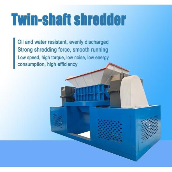 Big Tree Root Crusher Wood Recycling Equipment Double Shaft Stump Shredder