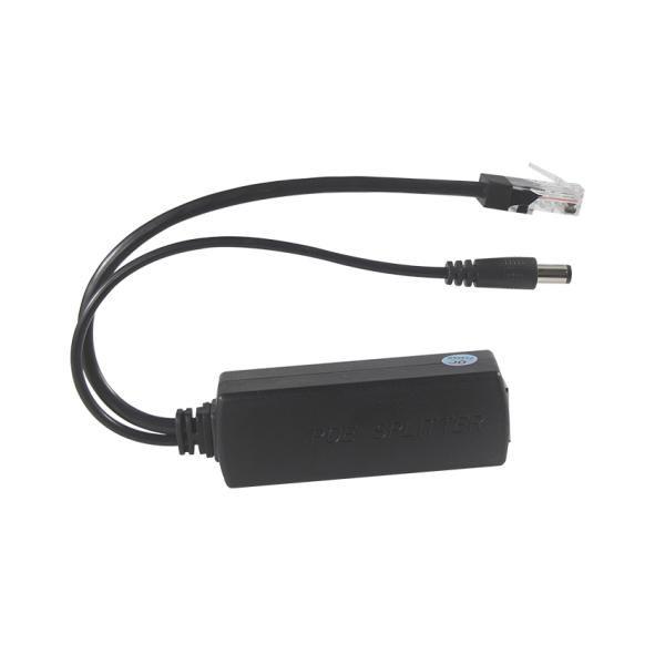 PoE Splitter with DC Output - 48V to 12V/9V/5V Step Down Power Over Ethernet