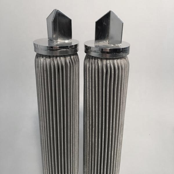 Customized Stainless Steel Pleated Candle Filter For Water Treatment Plant