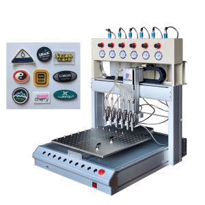 Buy cheap 3d Rubber Patch Pvc Label Dispensing Machine Full Automatic product
