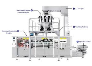 China Fully Auto Horizontal Bag Packing Machine 500g on sale