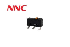 China NNC Push Button Microswitch NS-5D1P with left bend Terminal Pin Plunger Microswitch on sale
