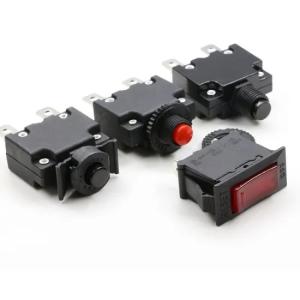 China 6A 10A 48VDC High Quality Thermal Overload Protection Switch DC Circuit Breaker on sale
