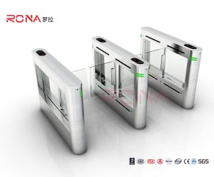 Buy cheap Stylish Clear Bi - Directional Access Control Turnstile With Swing Panel product
