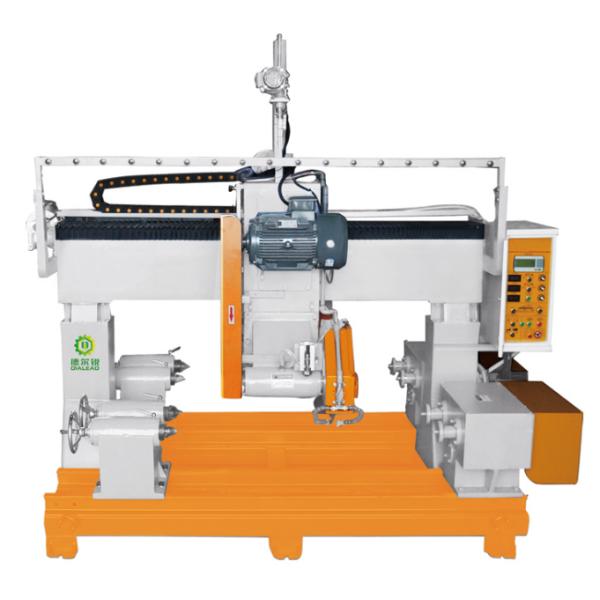 PLC CNC Stone Profiling Machine For Balusters Railings Balls Vases