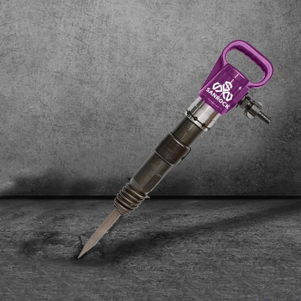 Compact and Powerful Pneumatic Jack Hammer for Small Rock Drilling Machine