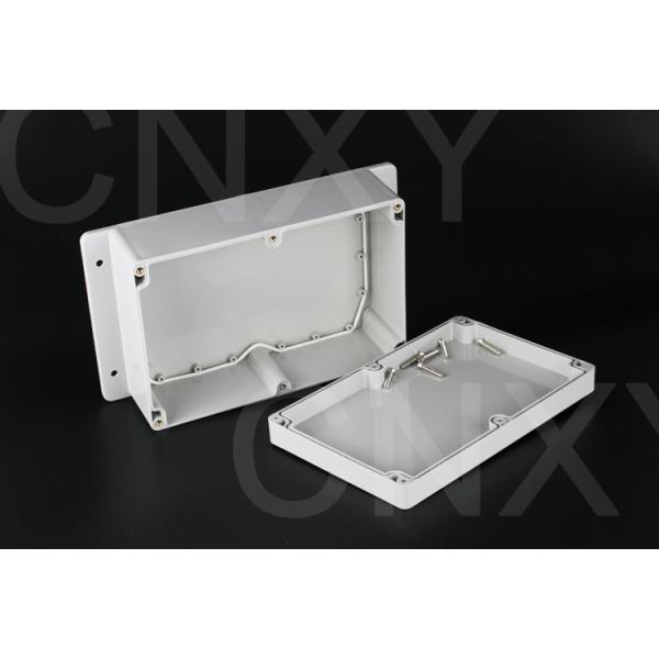 Wall Mount Flanged Plastic Box Corrosion Resistance 0.16 Inch Screw Thread