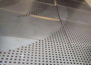 1m Long Perforated Aluminum Sheet With 10mm Hole