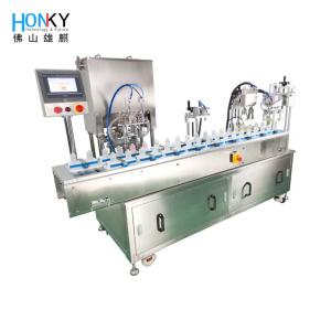 Semiautomatic BB Cream 150g Paste Filling Machine With Adjustable Mold For Cosmetic Multiple Shape Bottle Packing