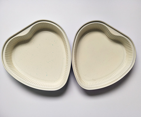 heart shape lovely carbon steel cake baking pans for home making ceramic coating