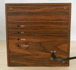 Digital LED Wooden Clock with Calendar, Radio, Bluetooth and Loudspeaker