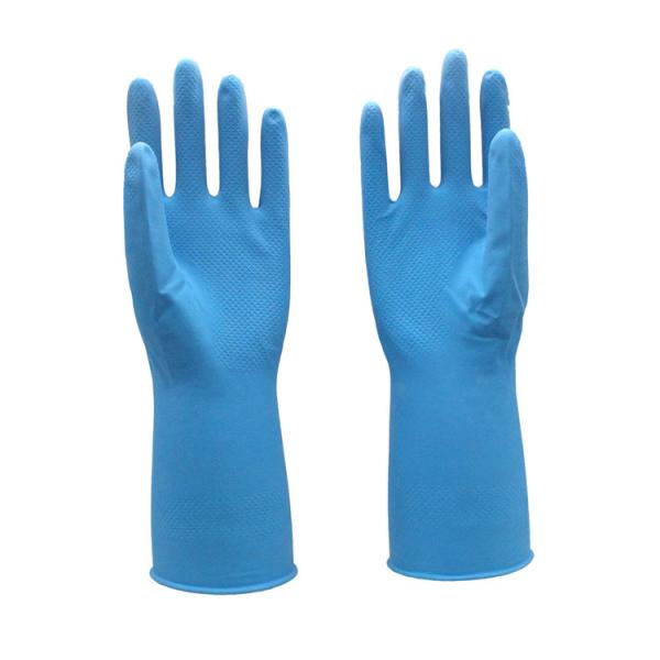 Quality Household Latex Kitchen Gloves For Washing Dishes No Slipping Longer Use Time for sale