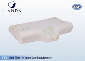 Visco Elastic Memory Foam Pillows Velour Fabric Customized Moulded