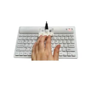Buy cheap IP65 180mAh Battery Bluetooth 3.0 Washable Medical Keyboard product