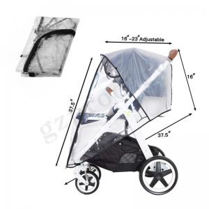 China PVC Stroller Rain Cover Universal Stroller Accessory Baby Travel Weather Shield Windproof Protect From Dust on sale