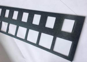 Brushed Punching Socket With Holes Anodised Aluminium Profile