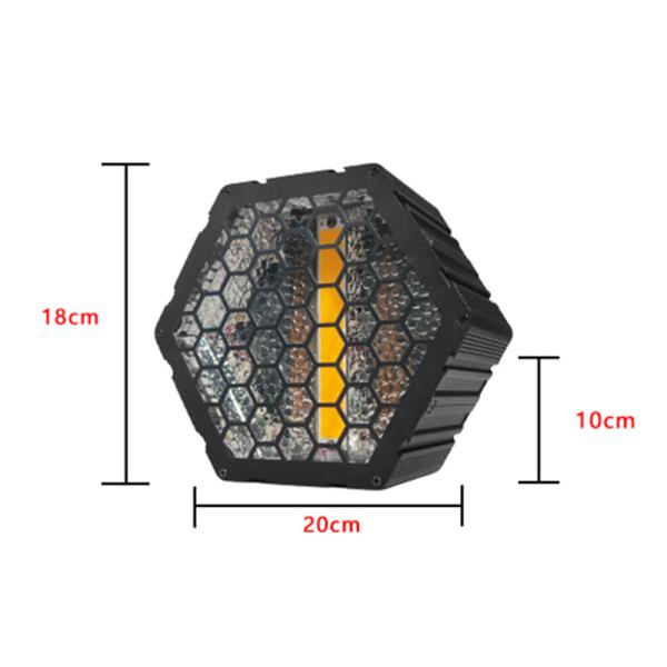 DMX Controlled LED RGB Single Retro Light Versatile Background Effect Illumination For Enhanced Atmospheric Ambience