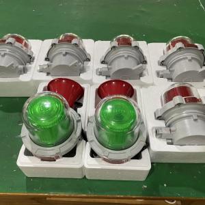 China 120dB Cage Led Explosion Proof Indicator Lights Solar Powered Aviation Warning 3w 5w 10W on sale