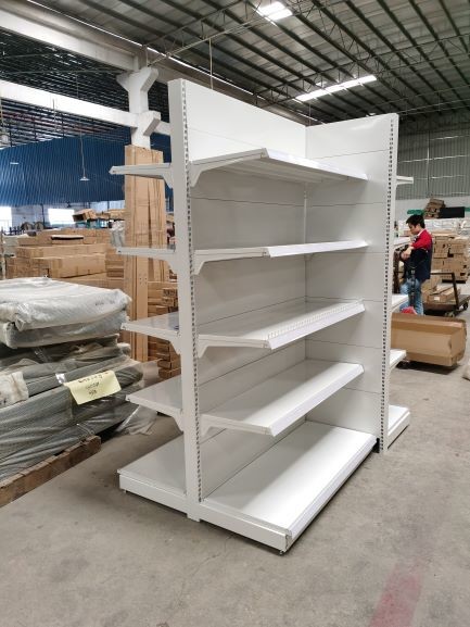 Wall Units Gondola Shelf Rack Supermarket Gondola Double-Sided Shelves