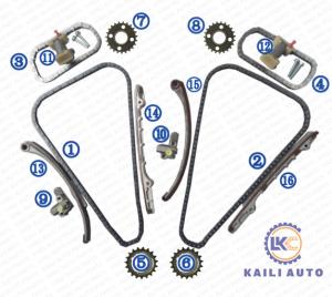 Buy cheap DAIMLER Timing Chain Set X300 SIX BC/SUPER V8 4.0L 3996CC 97-02 product