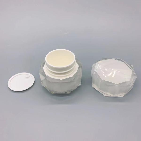 Cream Grotesque Pot PP Plastic Jars Custom Color