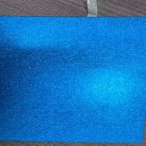 China GL Blue Prepainted Galvanized Steel Sheet Anti Finger Print on sale