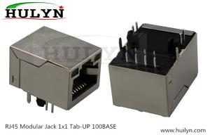 Buy cheap Shielded RJ45 Modular Jack Connector, Through Hole Type, 10/100 Mbps product