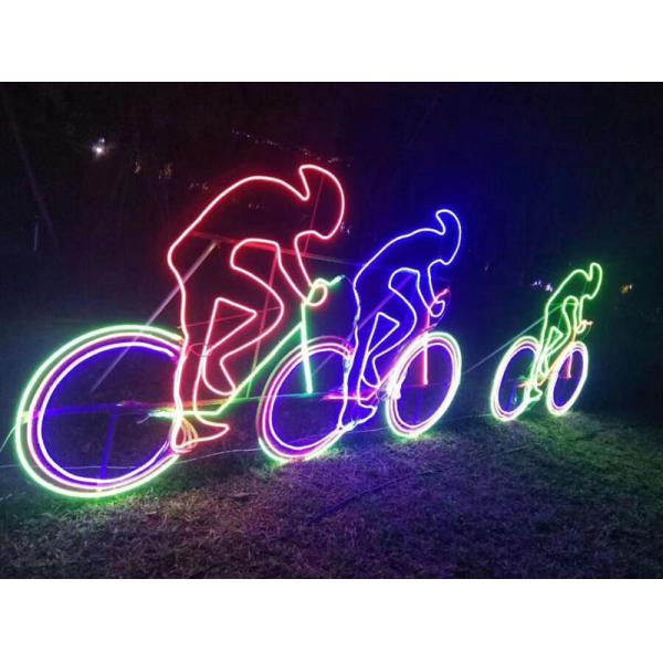 Outdoor Indoor Flexible Led Neon Rope Light Convenient Installation Modelling