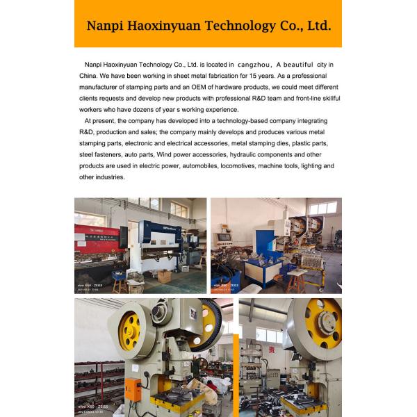 Fabrication Metal Stamping Parts Chrome Plated / Powder Coating