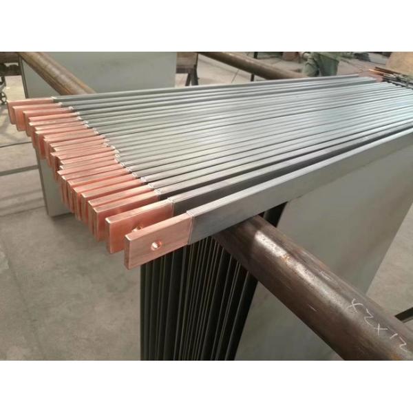 Titanium Clad Copper Bar T1 T2 1.0mm-2.5mm electrolysis electroplating