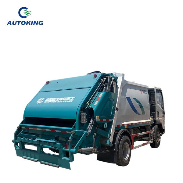Gross Vehicle Weight 18000 Used HOWO 1.2 Tons Garbage Truck Sanitation Garbage Compactor Truck Recycle Garbage For City Waste