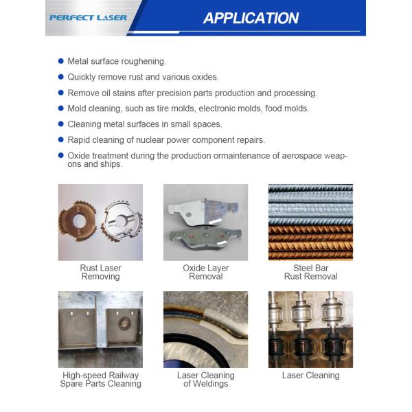 50W Automatic Laser Rust Removal Machine Metal Portable Laser Derusting Cleaner