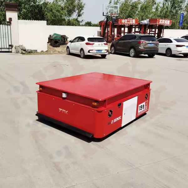 Quality 15 Tons Heavy Load Battery Transfer Trolley Automatic Directional Casting Steel for sale