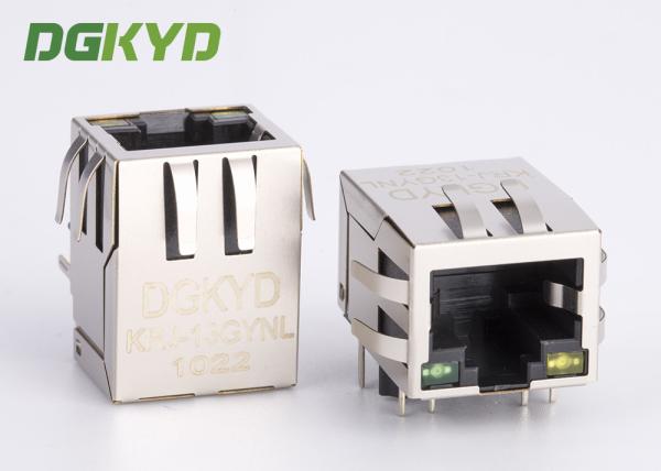 100 BASE Telecommunication RJ45 Modular Connector With Internal Transformer OEM