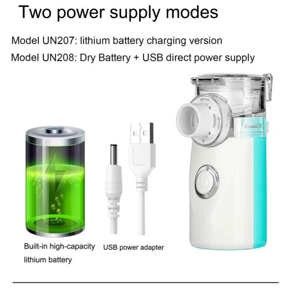 Healthcare Mini Handheld Nebulizer For Asthma lightweight 5um particle