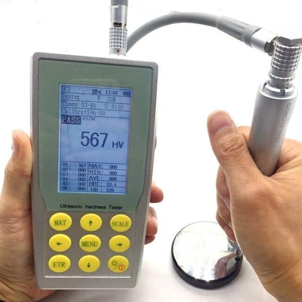 Quality UCI Ultrasonic Portable Hardness Tester Digital Slef Calibration Gray Color Portable Hardness Tester For Steel for sale