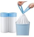 Offset Printing Clear 5 Pieces Roll Set Plastic Garbage Bag Custom Order from