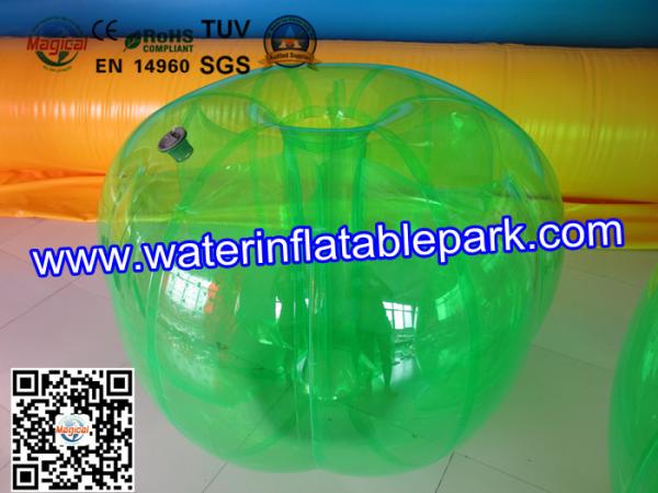 Quality High Durability Inflatable Bumper Ball Soccer 0.9mm PVC Tarpaulin for sale