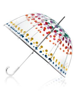 Buy cheap Weatherproof Transparent Bubble Umbrella With J Hook Handle product