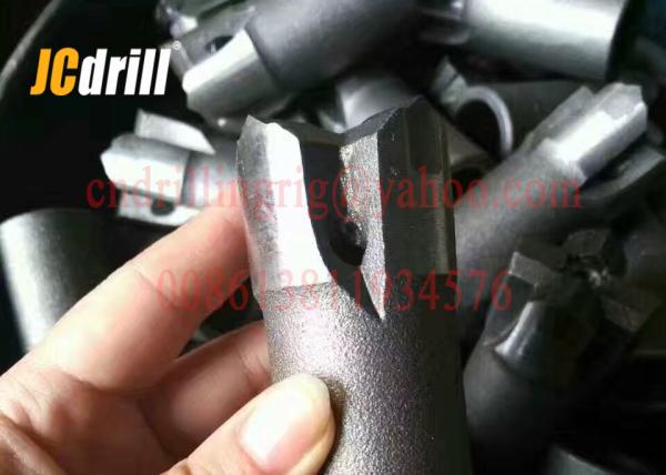 Quality Industrial Tapered Chisel Rock Drill Head / Hard Rock Button Drill Bits 11 Degree for sale