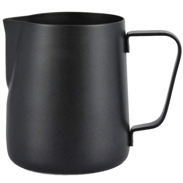 Quality Black Coffee Maker Accessories High End  Sharp Spout Milk Pitcher for sale