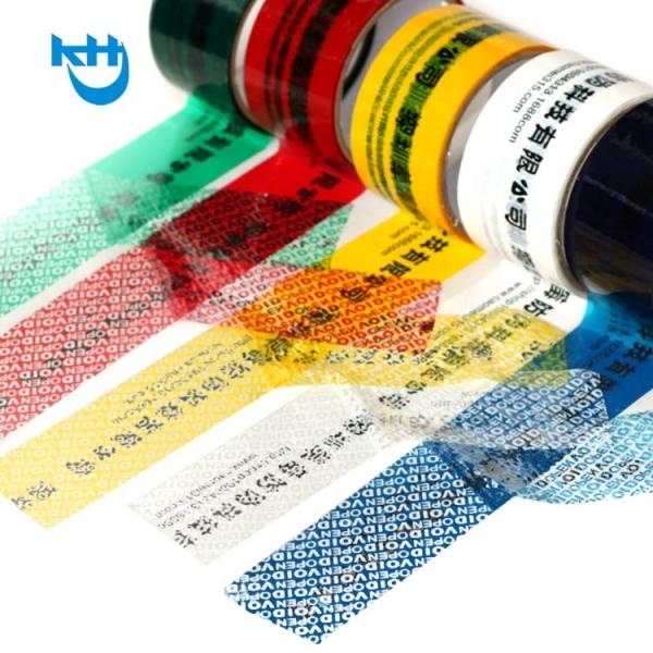 Quality Customizable Tamper Evident Tape Void Security Tape Anti Counterfeit for sale