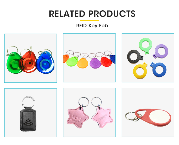 T5577 Rewritable RFID NFC Key fob 125khz For Door Access Control