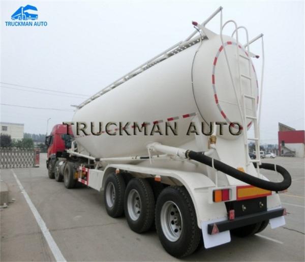 Quality 3 Axles 50 Tons Cement Bulk Carrier Truck Optional Volume  Quick Loading  Unloading for sale